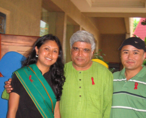 With noted Poet, Lyricist and Screenwriter - Javed Akhtar